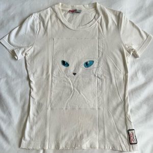 Super rare Prada x Vinnie Ray vintage cat t shirt